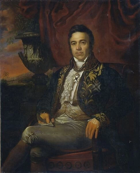 Portrait of Jean Chretien Baud, Governor-General ad interim of the Dutch East Indies