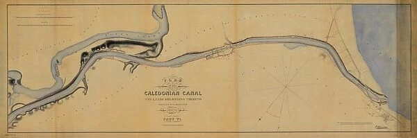 Plan of the Caledonian Canal and lands belonging thereto Part VI