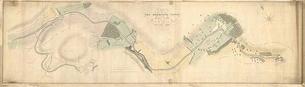 Plan of the Monkland Canal from Coats Lands to the Termination at Wood Hall Bridge