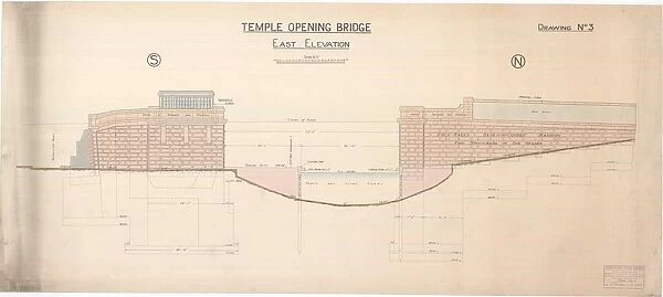 Temple Opening Bridge, East Elevation