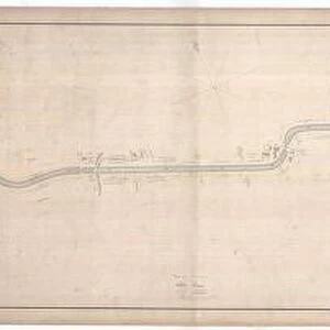 Plan of the Forth and Clyde Canal through the lands of William Dunn Esquire