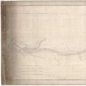 Plan Shewing the Ground Occupied by the Union Canal from Avon River to Holemill Burn